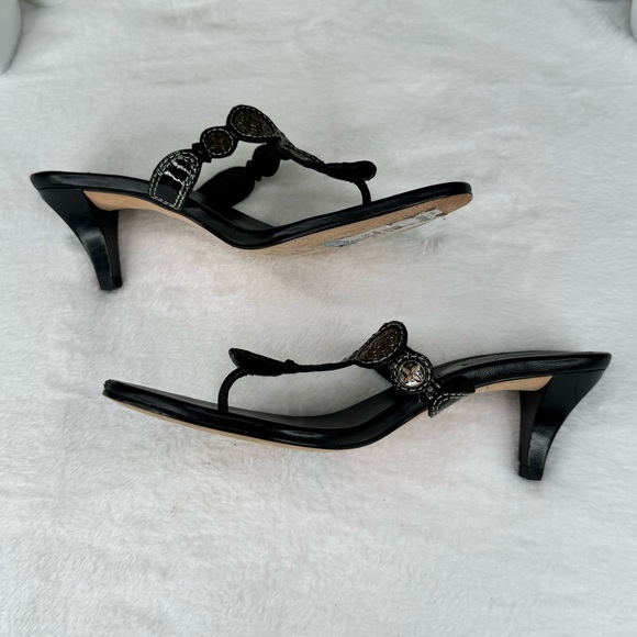 {Cole Haan} Y2K VTG Women’s Embellished Bejeweled Thong Sandal - Size 6.5B - Picture 5 of 15